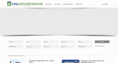Desktop Screenshot of casaadministraciones.com